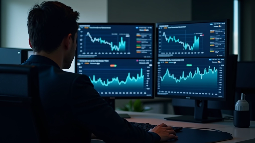 Wirtschaftliche Daten auf Bildschirm: Zinsgraphen, Inflationskurven und Eurozone-Karte mit Indikatoren