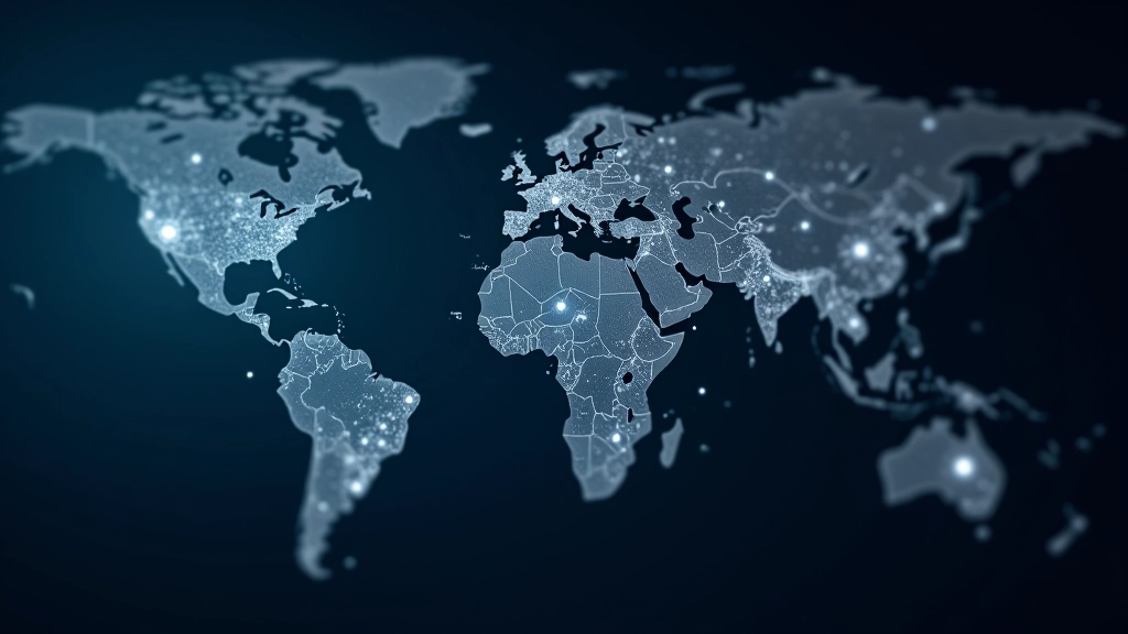 Internationale Kapitalströme dargestellt als Finanzfluss zwischen Ländern und Märkten