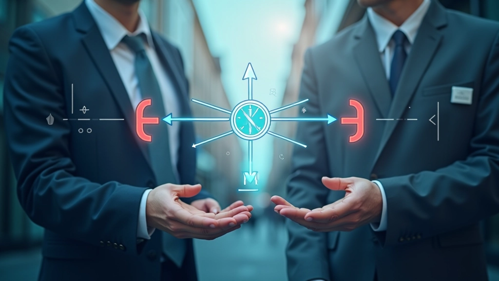 Visualisierung von Geldflüssen zwischen Banken und Zentralbank mit Pfeilen und Netzwerk-Struktur